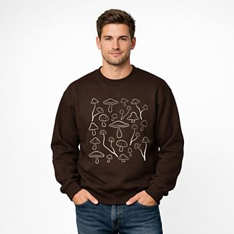 Woodland Mushrooms - Men's Graphic Sweatshirt