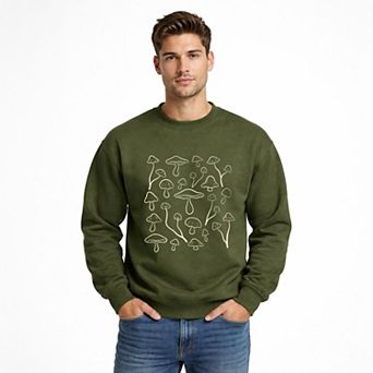Woodland Mushrooms - Men's Graphic Sweatshirt
