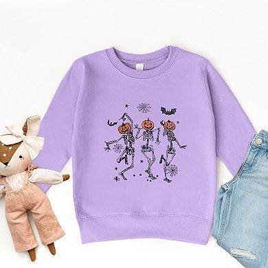 Dancing Skeleton Trio - Toddler Graphic Sweatshirt