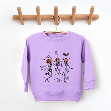 Dancing Skeleton Trio - Toddler Graphic Sweatshirt