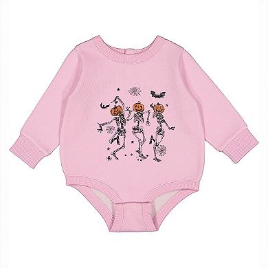 Dancing Skeleton Trio - Infant Fleece BodySuit