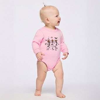 Dancing Skeleton Trio - Infant Fleece BodySuit