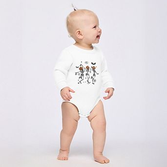 Dancing Skeleton Trio - Infant Fleece BodySuit