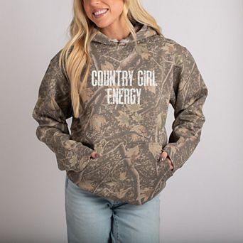 Country Girl Energy - Women's Camo Hoodie