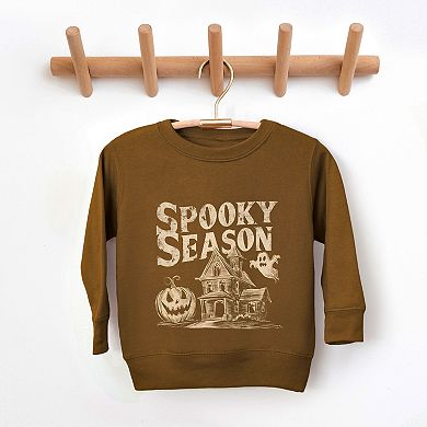 Spooky Season Haunted House - Toddler Graphic Sweatshirt