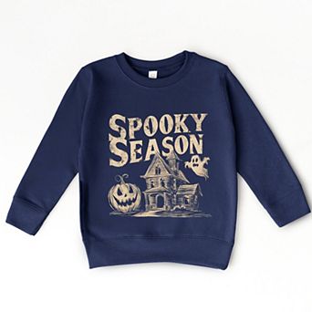 Spooky Season Haunted House - Toddler Graphic Sweatshirt