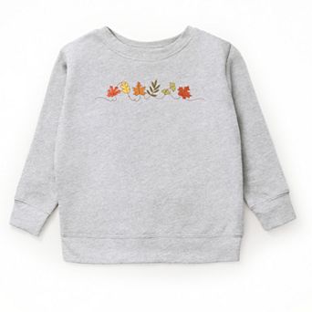 Fall Leaves Line - Youth Graphic Sweatshirt