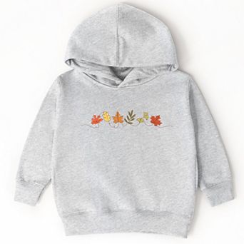Fall Leaves Line - Toddler Hoodie
