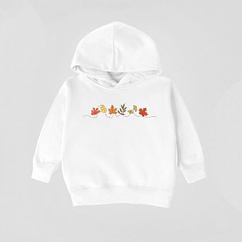 Fall Leaves Line - Toddler Hoodie