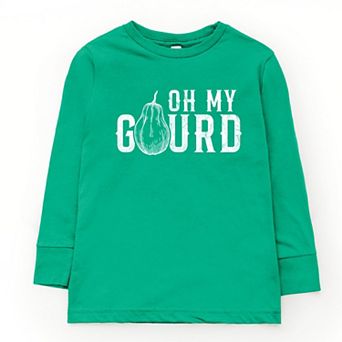 Oh My Gourd Distressed - Youth Long Sleeve Graphic T-Shirt