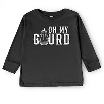 Oh My Gourd Distressed - Toddler Long Sleeve Graphic Tee