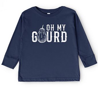 Oh My Gourd Distressed - Toddler Long Sleeve Graphic Tee