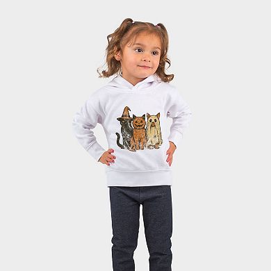 Halloween Cat Trio - Toddler Hoodie