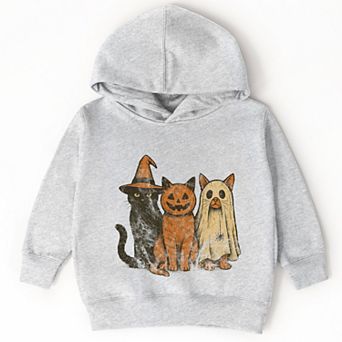 Halloween Cat Trio - Toddler Hoodie