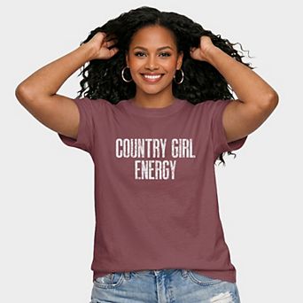 Country Girl Energy - Women's Relaxed Boxy Tee