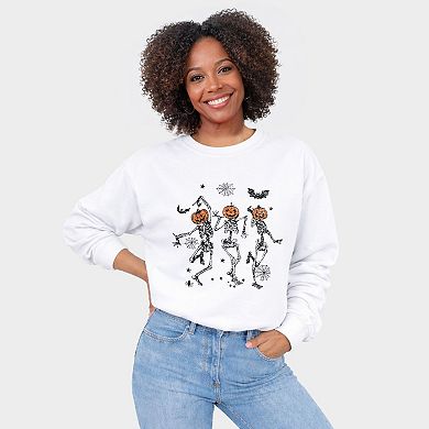 Dancing Skeleton Trio - Women's Graphic Sweatshirt