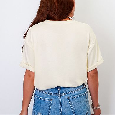 Oh My Gourd Stripes - Women's Garment Dyed Graphic T-Shirt