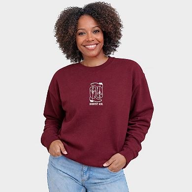 Embroidered Boots Country Girl - Women's Graphic Sweatshirt