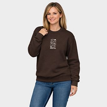 Embroidered Boots Country Girl - Women's Graphic Sweatshirt