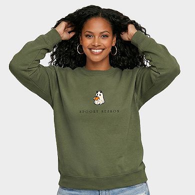 Spooky Season Pumpkin Ghost - Women's Graphic Sweatshirt