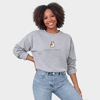 Spooky Season Pumpkin Ghost - Women's Graphic Sweatshirt