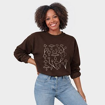 Woodland Mushrooms - Women's Graphic Sweatshirt