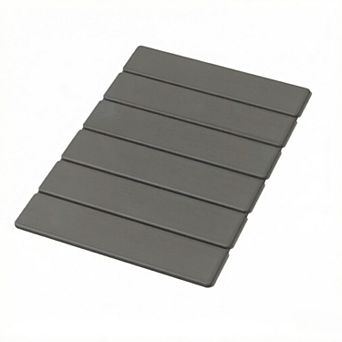 Stone Bath Mat - Non-Slip Foldable Diatomite Bath Mat , Absorbent & Quick Drying Bathroom Mat