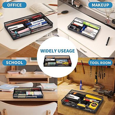 Desk Drawer Organizer Tray,Drawer Organizer for Office and Home