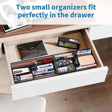 Desk Drawer Organizer Tray,Drawer Organizer for Office and Home