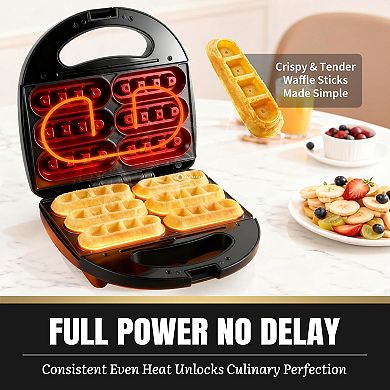 Waffle Stick Maker, Mini Waffle Maker Iron