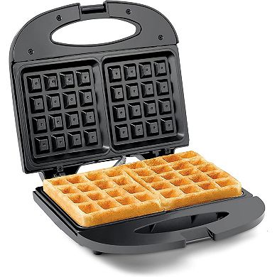 Electric Nonstick Waffle Iron Snack Maker Machine, Breakfast, Sandwiches
