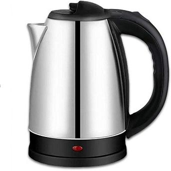 Stainless Steel Electric Kettle, Portable Hot Water Pot for Tea & Coffee