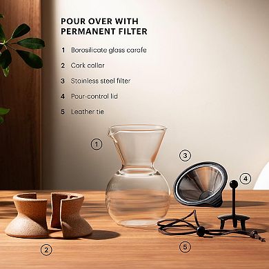 Hand brewed coffee machine, high temperature resistant