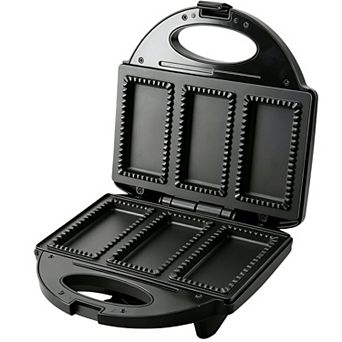 Mini Electric Pocket Pie Maker Non Stick Press with Crust Cutter