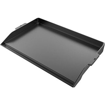 Cast Iron Griddle for Gas Grill and Stove Top, Universal Flat Top Griddle
