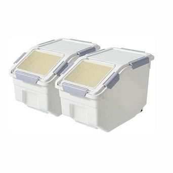 Airtight Flour Storage Container 2 Pack with Scoop