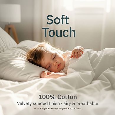California Design Den Super Soft 100% Cotton Deep Pocket Sheet Set - Cool and Lightweight