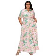 empire plus size cocktail dresses Evening Party Dress Plus Size Women A-Line Empire Waist Chiffon