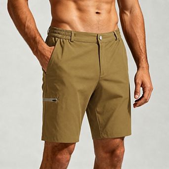 Men's Dress Shorts Side Elastic Stretch Golf Shorts Casual Summer Shorts