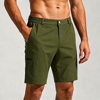 Men's Dress Shorts Side Elastic Stretch Golf Shorts Casual Summer Shorts