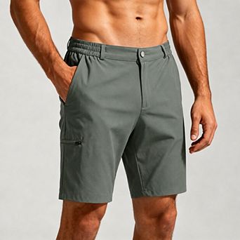 Men's Dress Shorts Side Elastic Stretch Golf Shorts Casual Summer Shorts