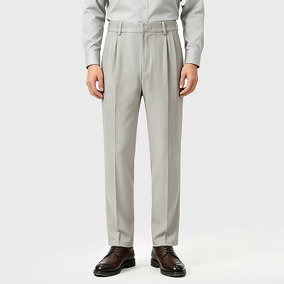 relaxed fit mens dress pants Jlfkng Mens Relaxed Fit Pants Fashion Slim Fit Dress Pants Classic Business Formal Trousers For Men Comfy Mens Clothing