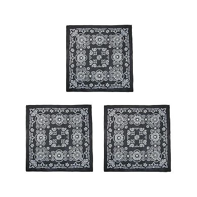CTM Cotton Giant-Danna Large Bandanas (Pack of 3)