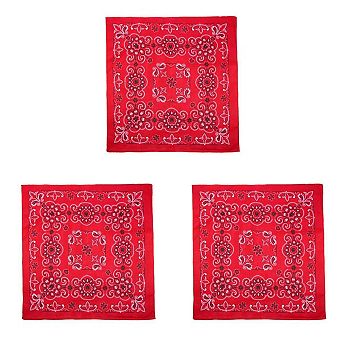 CTM Cotton Giant-Danna Large Bandanas (Pack of 3)