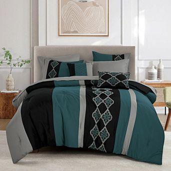 Green Comforter Set with Sheets