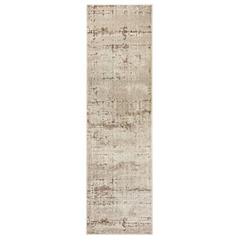 Textured High-Low Indoor Area Rug, Neutral Design, Jute Backing, Entryway Rug, Easy-Care