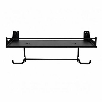 Quick Clean Paper Towel Holder and Wall Shelf