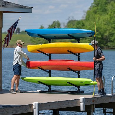 G-Watersport 4 Levels Kayak Storage Rack - Black