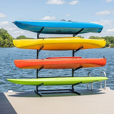 G-Watersport 4 Levels Kayak Storage Rack - Black