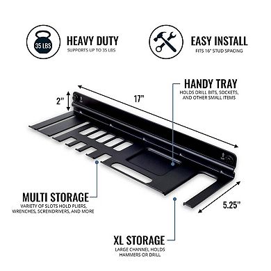 E-Tool Hand Tool Organizer - Holds 35 lbs